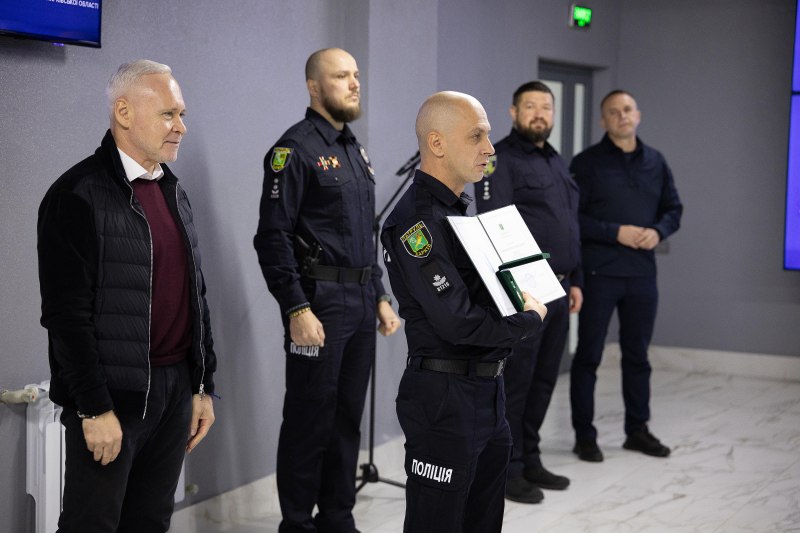 Відзначив кращих патрульних міста Ігор Терехов: Новини Харкова